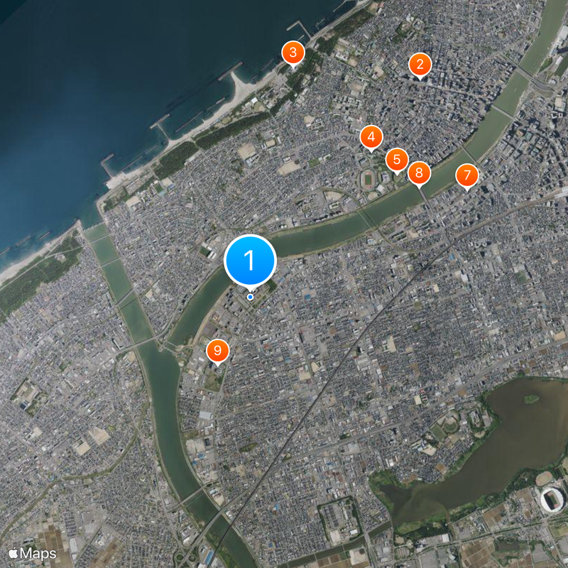 Niigata Prefectural Police Map