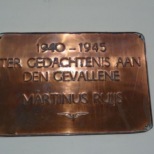 Plaquette in het NS-station