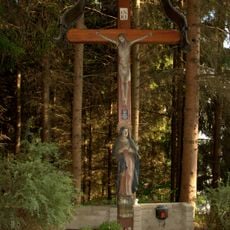 Kruzifix und Marienfigur, Straßgang