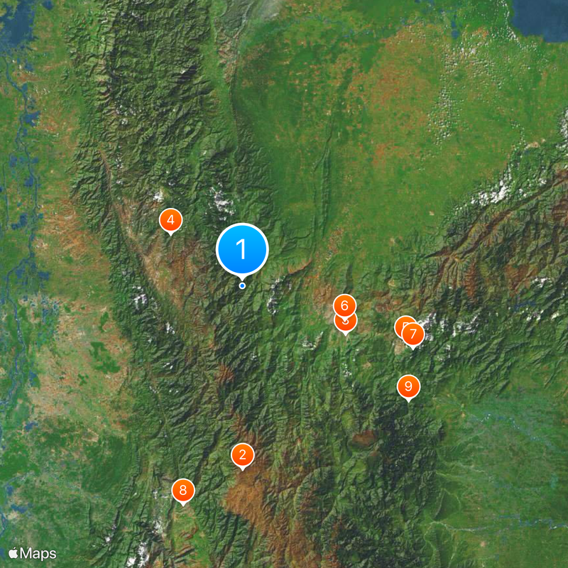 Departamento de Norte de Santander Karte