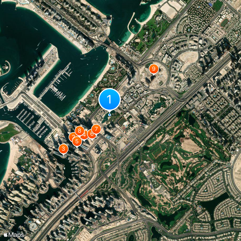 Dubai Media City Carte