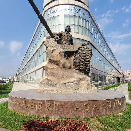 Monument to Albert Agarunov