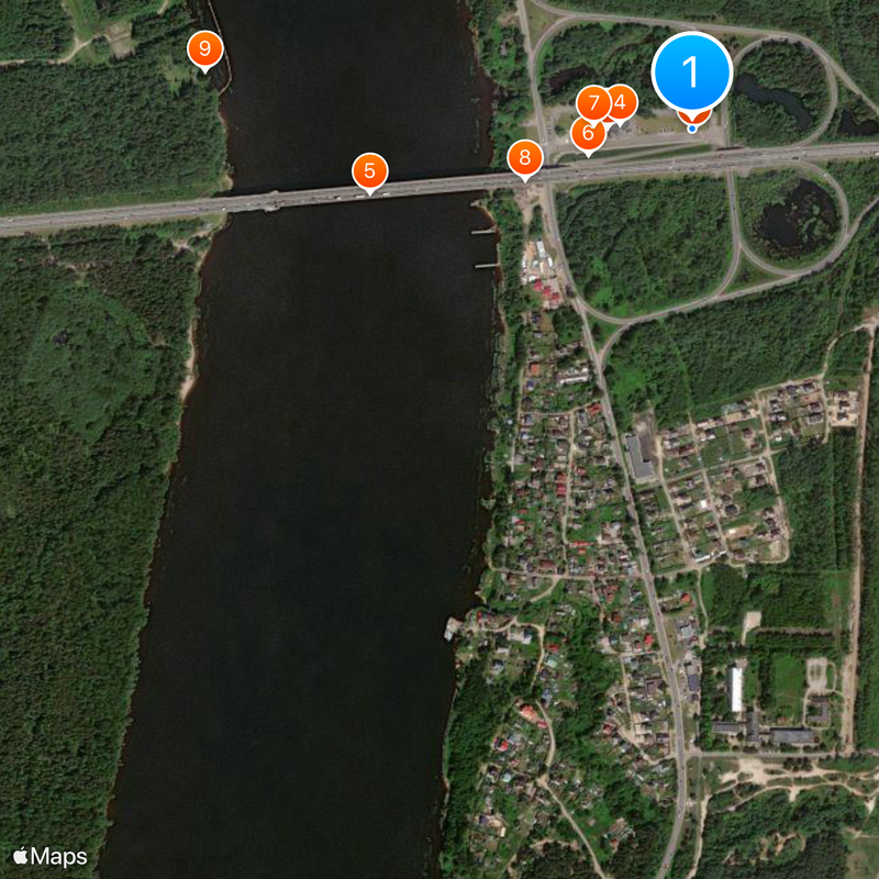 122 mm howitzer M1938 Map