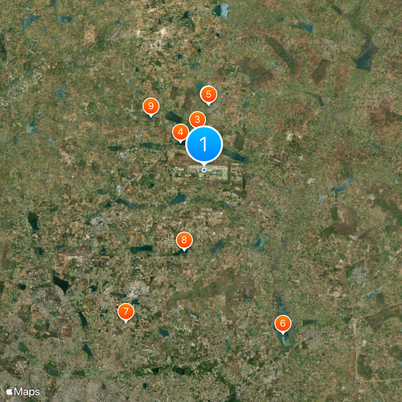 Kempegowda International Airport Map