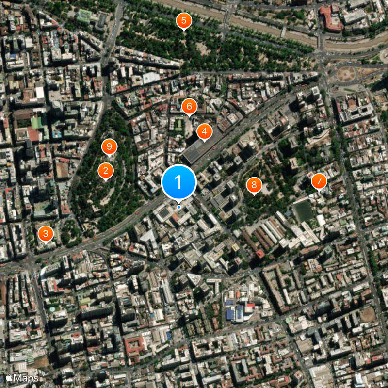 Pontifical Catholic University of Chile Map