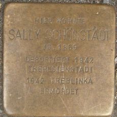 Stolperstein dedicated to Sally Schönstädt