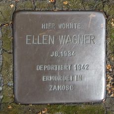Stolperstein dedicated to Ellen Wagner