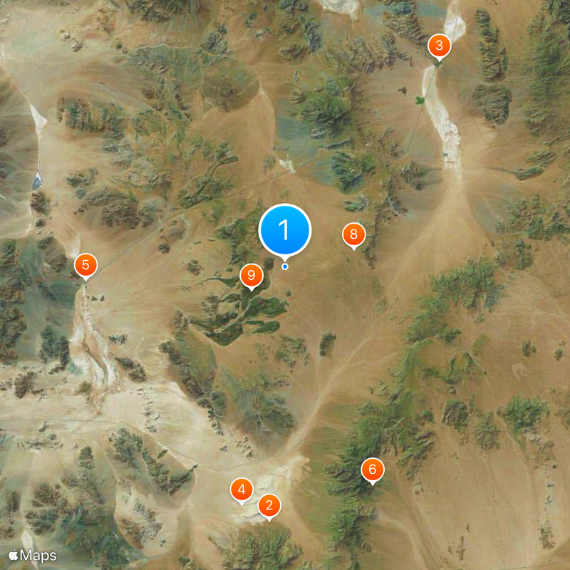 Mojave phone booth Map