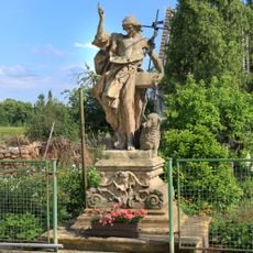 Statue of Saint John the Baptist in Mitrovice