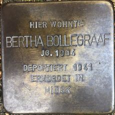 Stolperstein dedicated to Bertha Bollegraaf