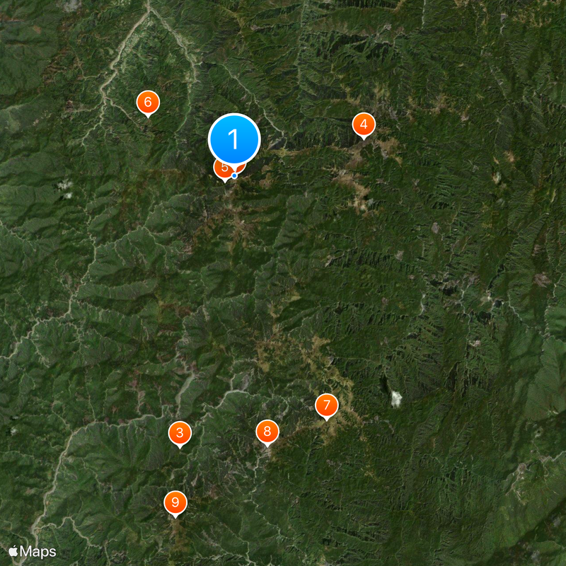 Yushan National Park Map