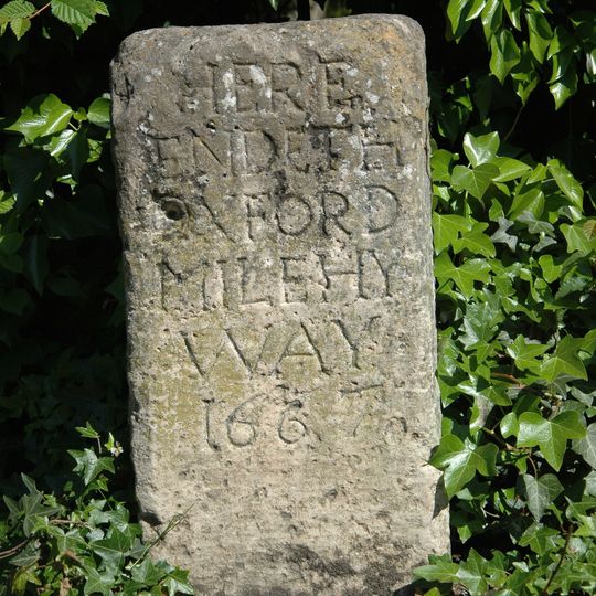 Stone In Warneford Lane Opposite The Entrance To The Warneford Hospital