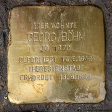 Stolperstein à la mémoire de Georg Böhm