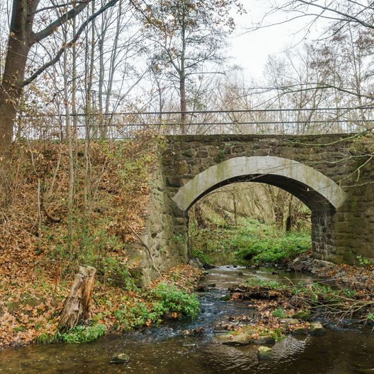 Eisenbahnbrücke über das Mutzschener Wasser