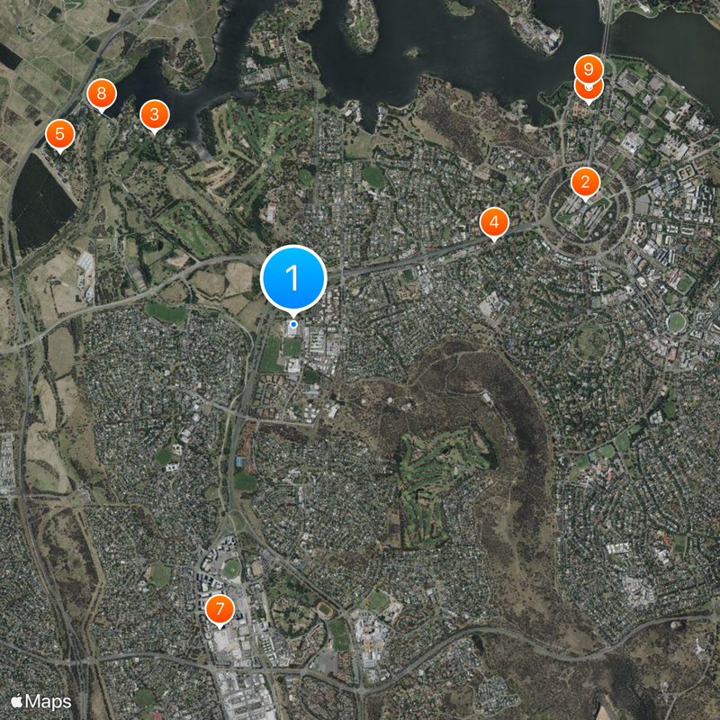 Royal Australian Mint Map