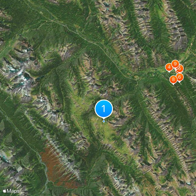 Banff Sunshine Map