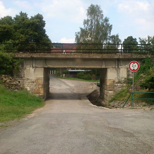 Railway bridge in Pustověty