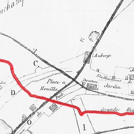 Grande rigole d'écoulement des houillères de Ronchamp