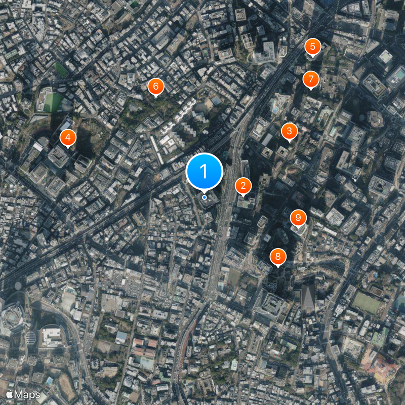 Sumitomo Fudosan Roppongi Grand Tower Map
