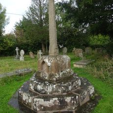 Churchyard cross in St Andrew's churchyard