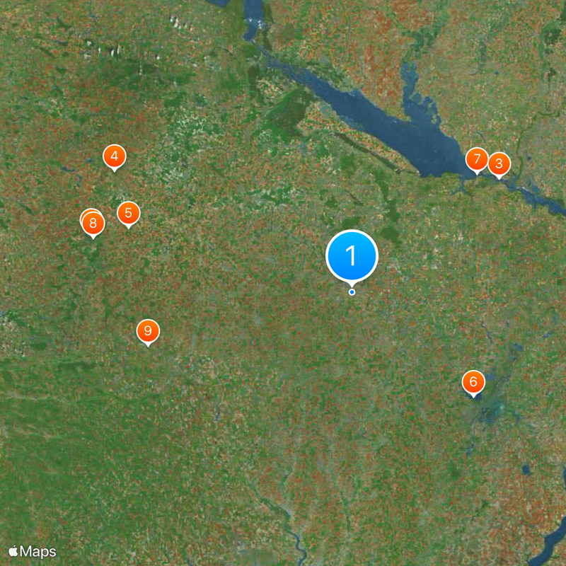 Oblast de Kirovohrad Carte