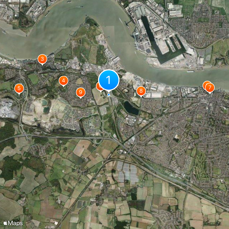 Ebbsfleet International railway station Map