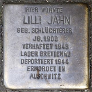 Stolperstein em memória de Lilli Jahn