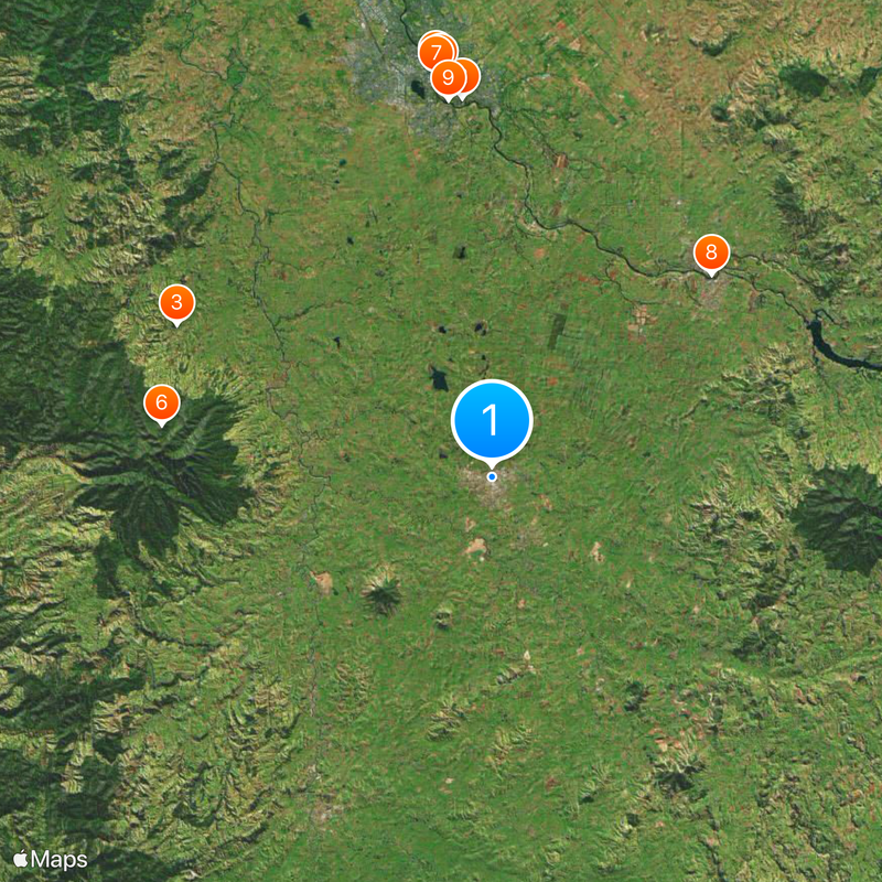 Te Awamutu Map