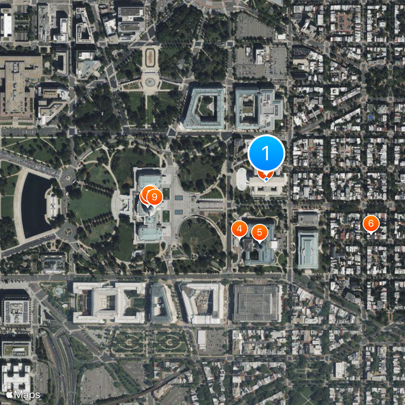 United States Court of Appeals for the Armed Forces Map