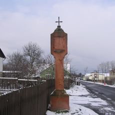 Boží muka v Blatnu u křižovatky