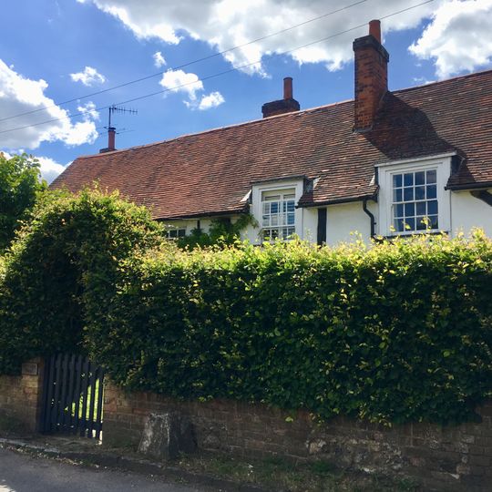 Town Farmhouse And Wall Fronting Road