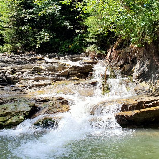Kryvopillia Waterfall