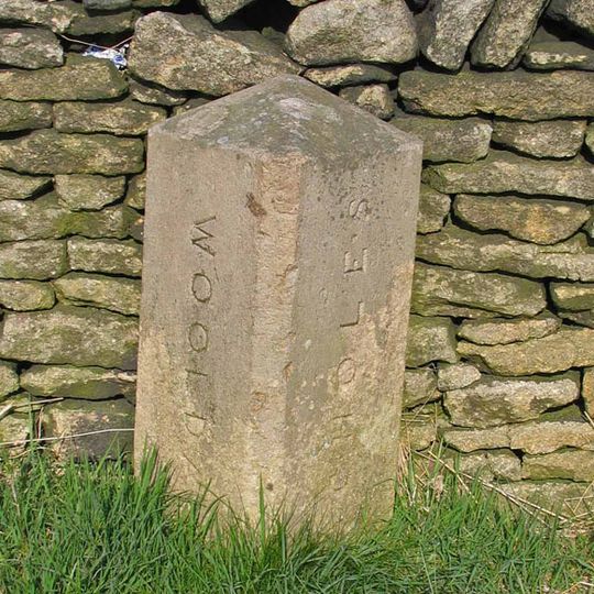 Ward Boundary Stone 50 Yards North Of Drive To Wickleden