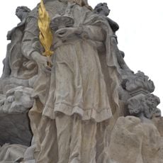 Trojičný stĺp, Trojička, socha