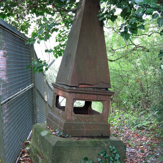 London Coal Duty Marker On County Boundary On East Railway Embankment About 350 Metres South Of Road