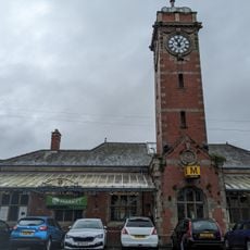 Whitley Bay Station Main Building With Train Shed