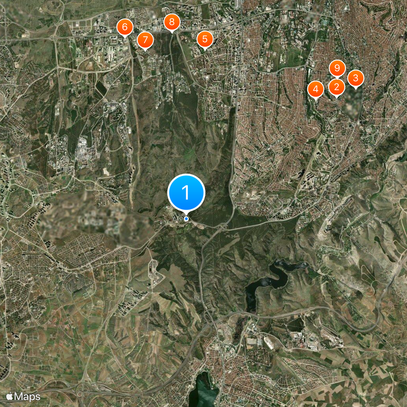 Constitutional Court of Turkey Mapa