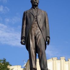 Statue of Tomáš Garrigue Masaryk in Poděbrady