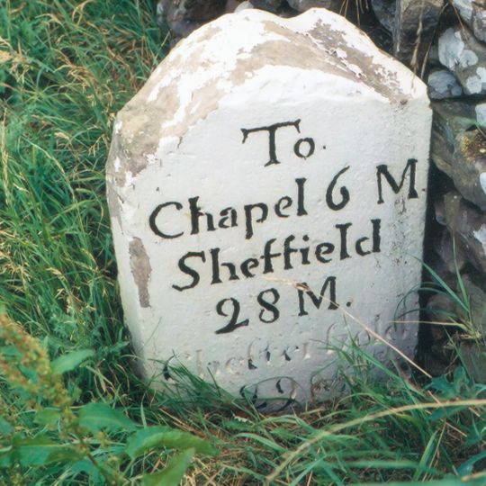 Milestone at SJ 9737 7850