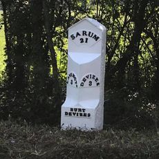 Milestone On East Side About 125 Metres South Of Drive To Little Larborough Farm