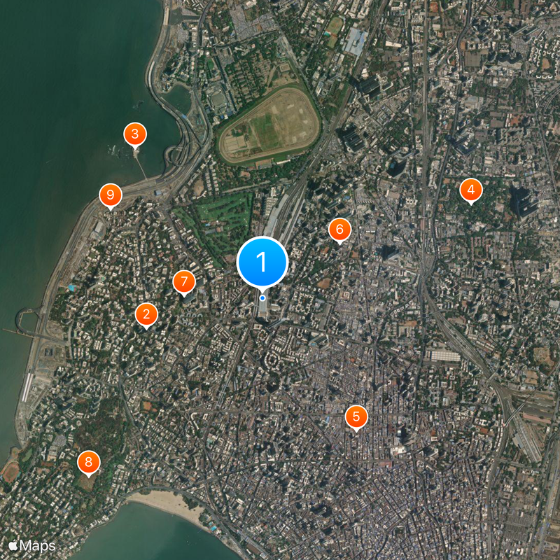 Mumbai Central railway station Map