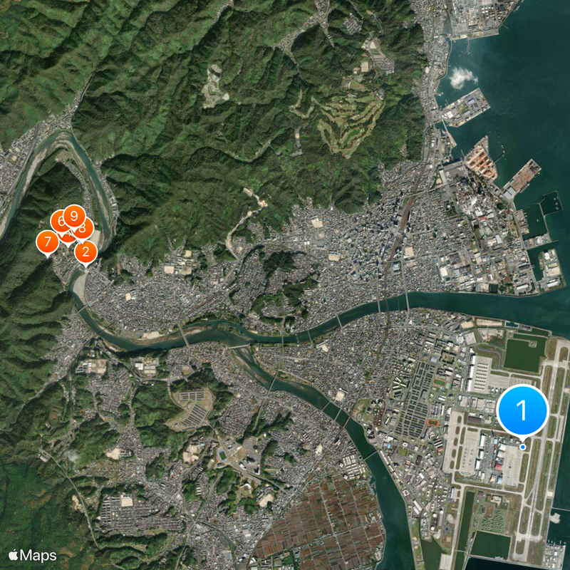 Iwakuni Air Base Map
