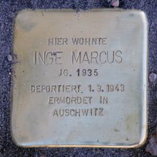 Stolperstein dedicated to Inge Marcus
