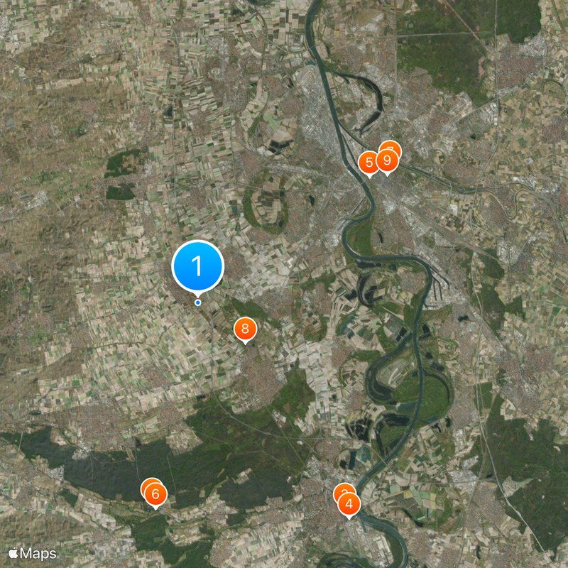 Rhein-Pfalz-Kreis Karte