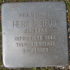 Stolperstein dedicated to Herz Beifus