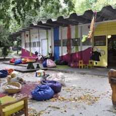 Popular Library On the other side of the tree