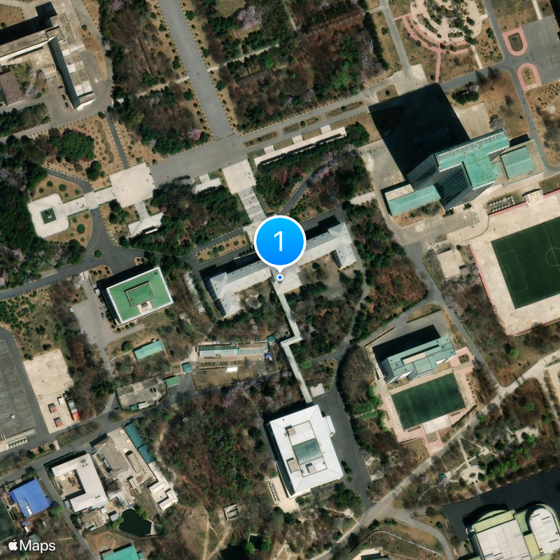 Kim Il-sung University Map