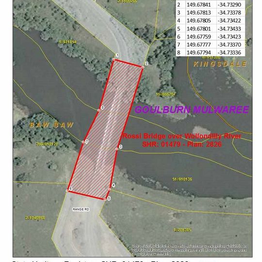 Rossi Bridge over Wollondilly River