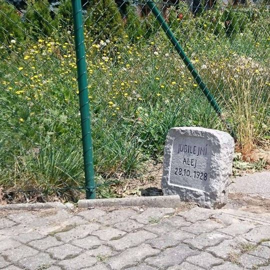 Památník Jubilejní aleje v Kamenici nad Lipou