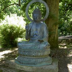 Statue of Buddha, Batsford Park Arboretum